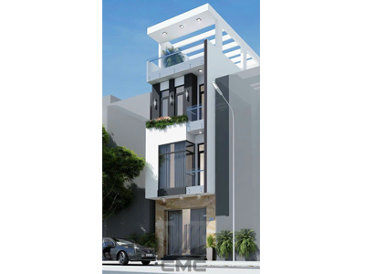 Công trình nhà phố hiện đại